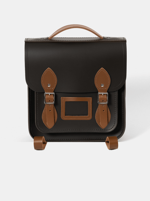The Small Portrait Backpack - Dark Brown & Vintage - The Cambridge Satchel Company EU Store