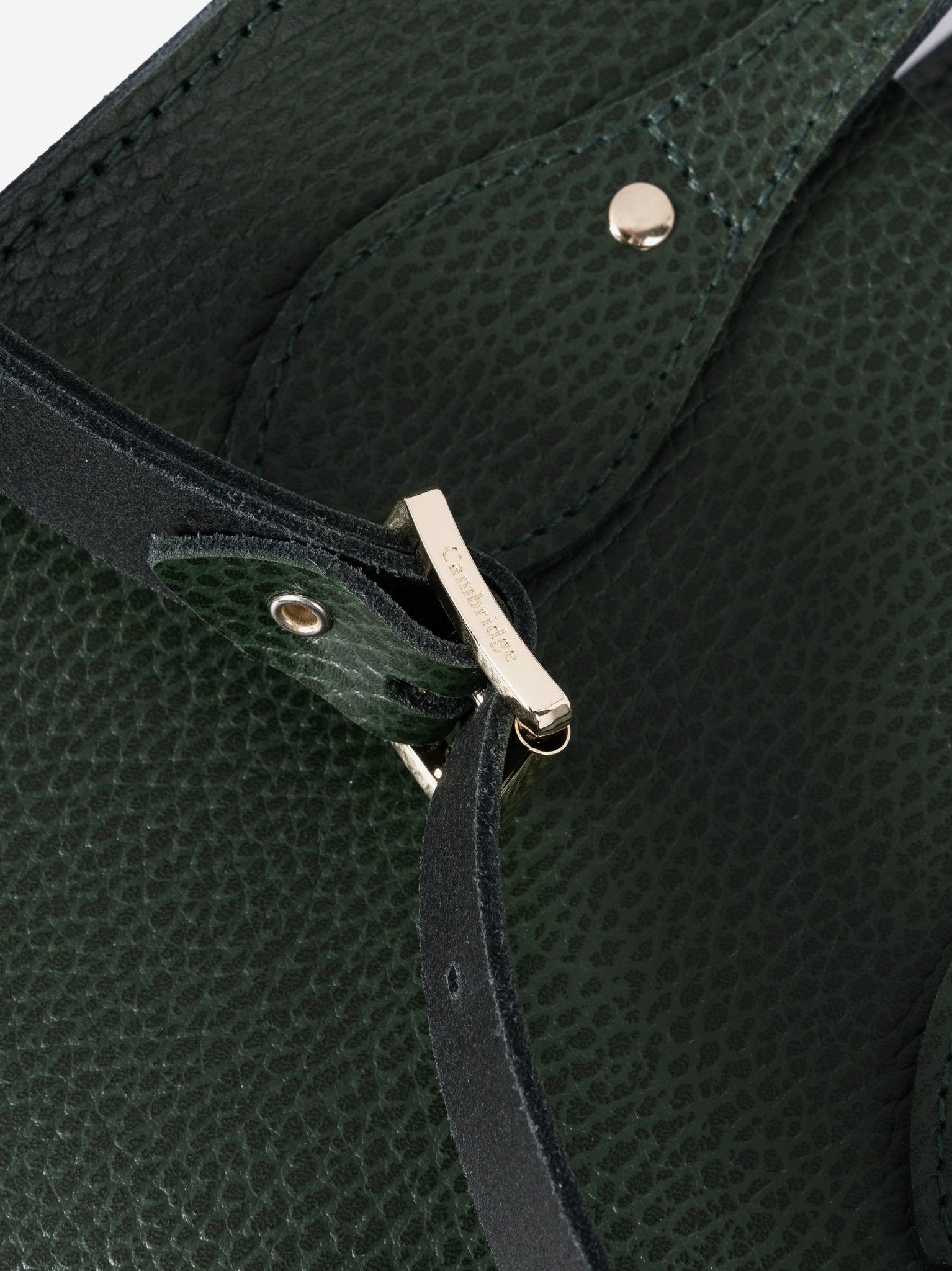 The Mini Tote - Racing Green Celtic Grain - Cambridge Satchel