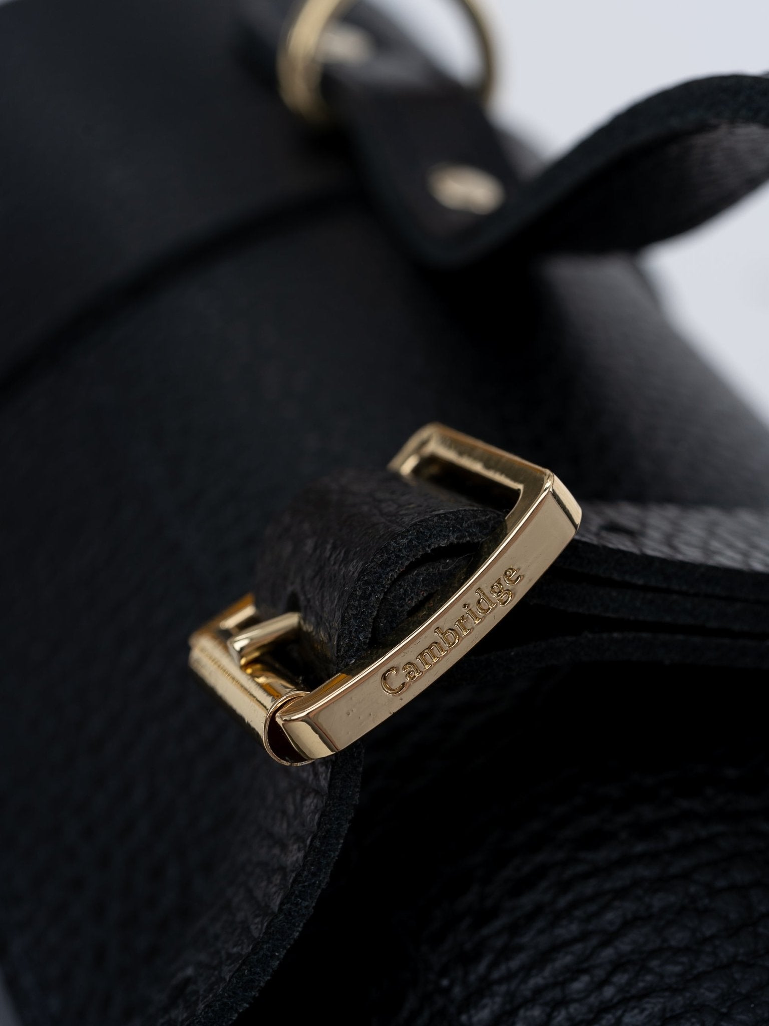 The Bowls Bag - Black Celtic Grain - Cambridge Satchel