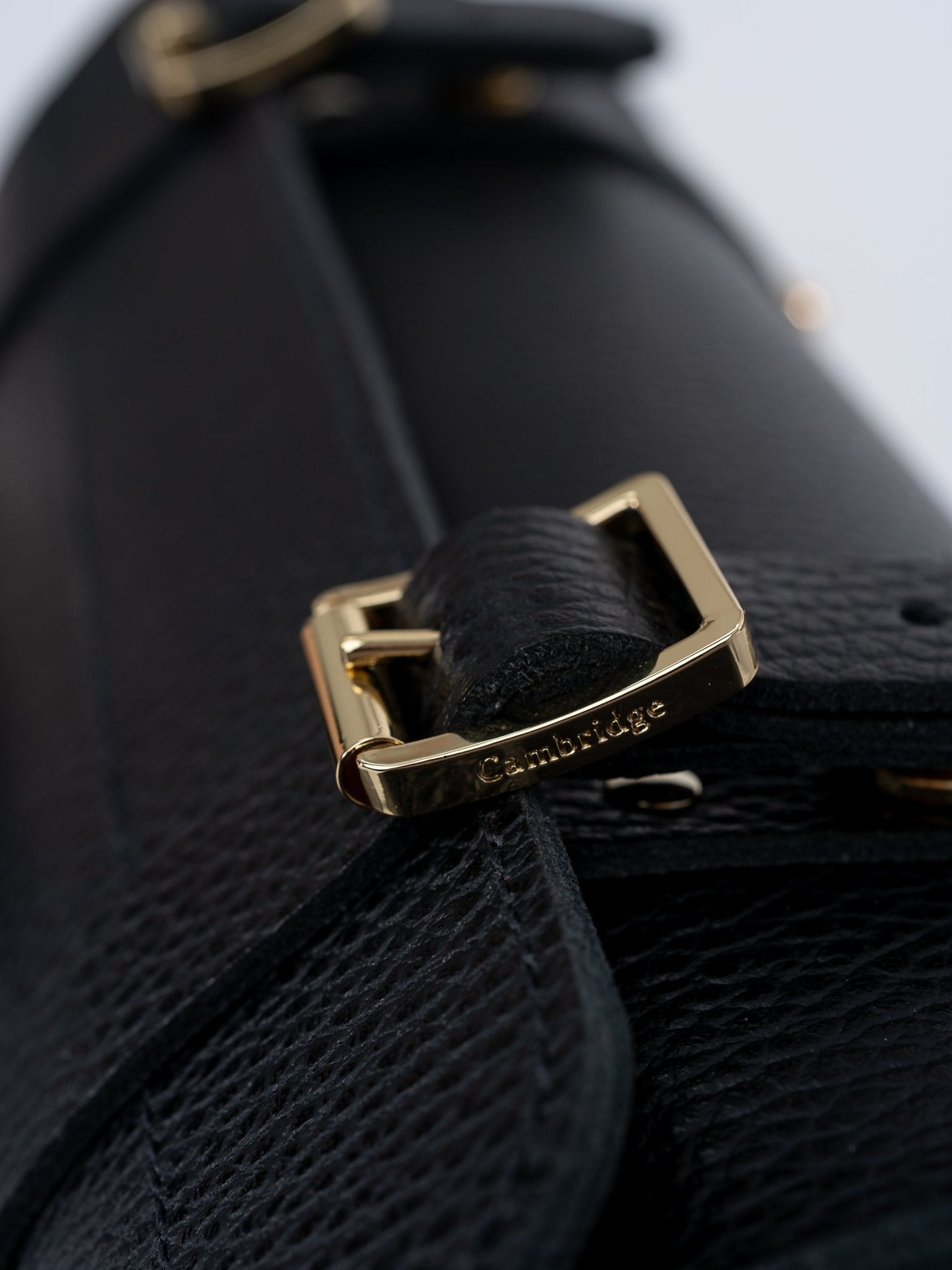 The Bowls Bag - Black Celtic Grain - Cambridge Satchel