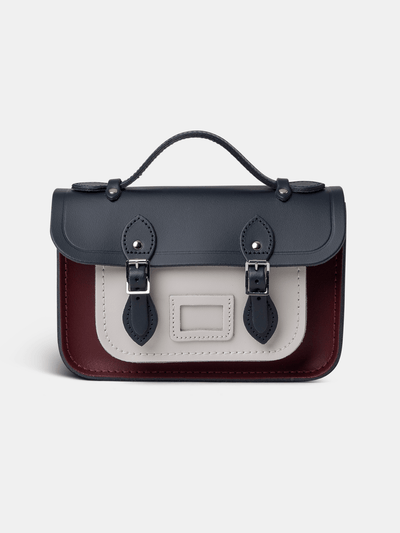 The Mini - Clay, Oxblood & Navy - Cambridge Satchel