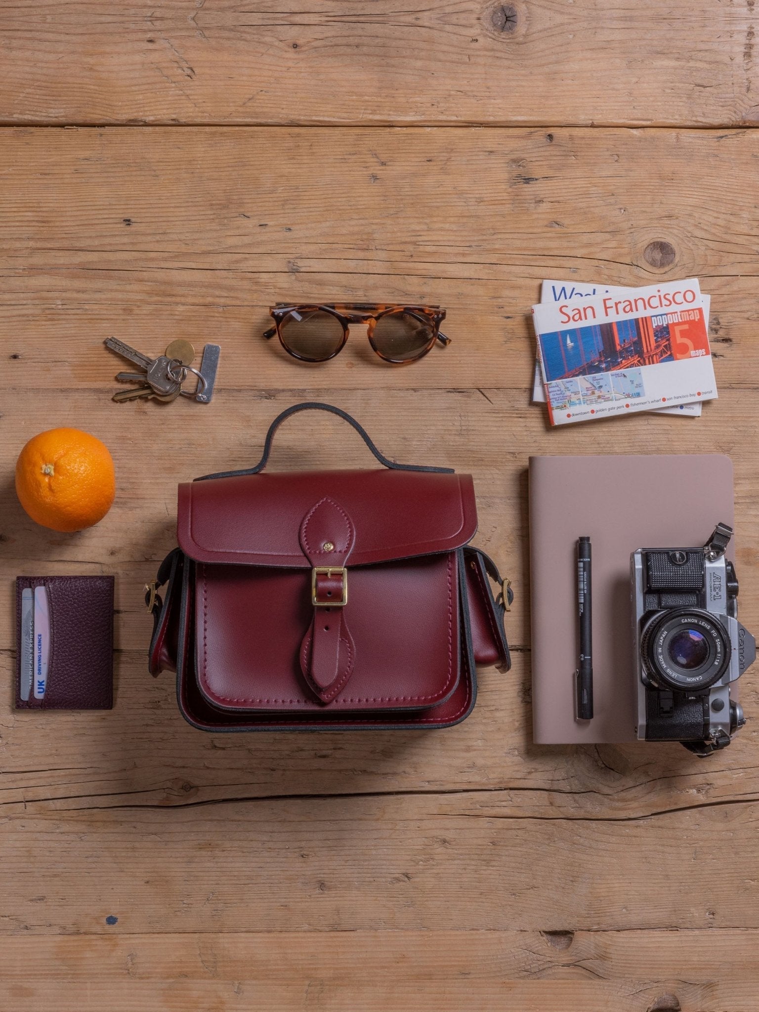 The Traveller - Oxblood - Cambridge Satchel