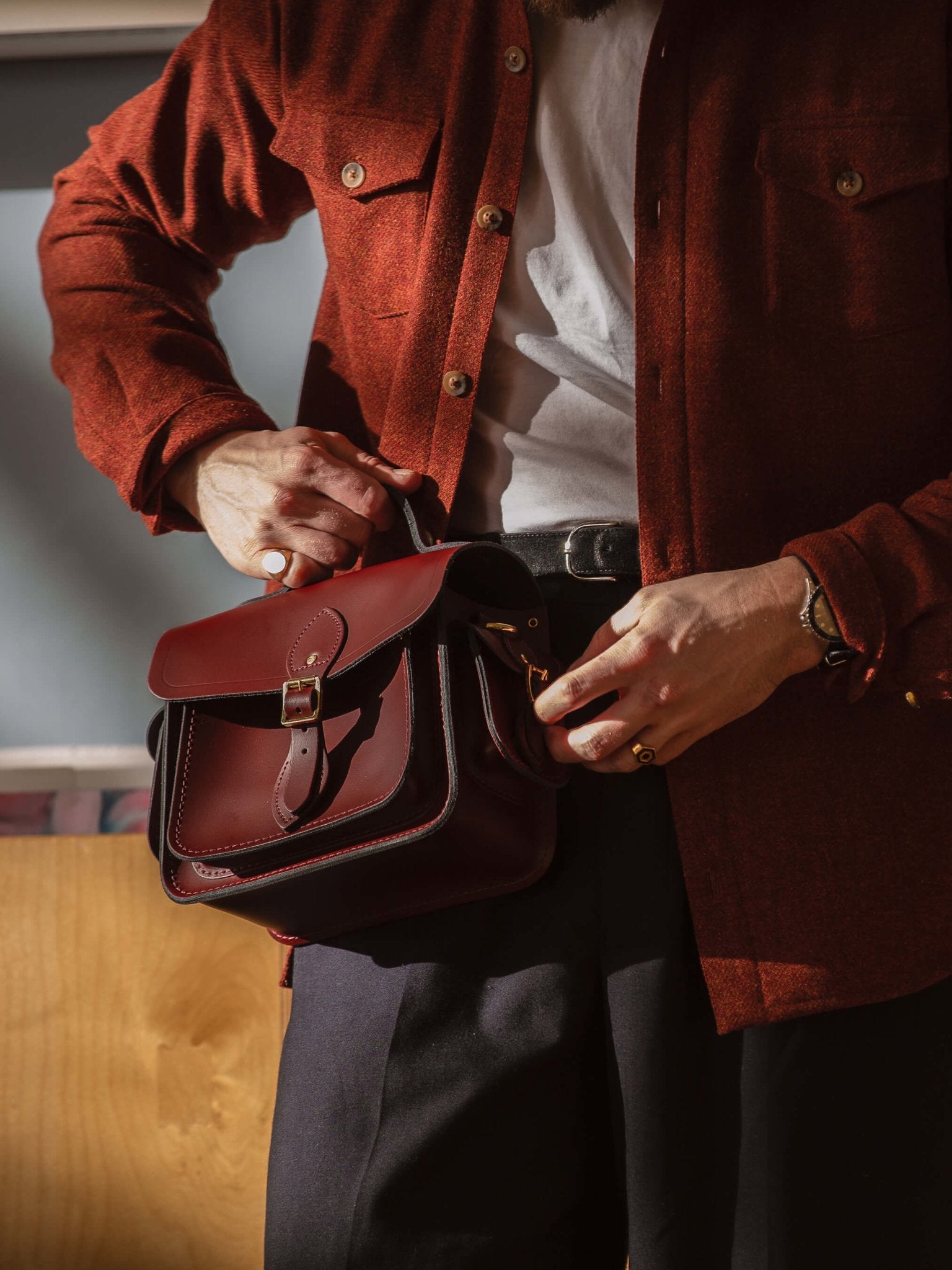 The Traveller - Oxblood - Cambridge Satchel