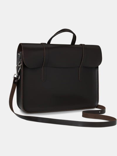 The Music Case - Dark Brown - The Cambridge Satchel Company EU Store