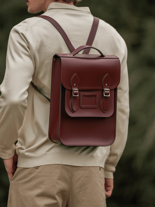 The Portrait Backpack - Oxblood - The Cambridge Satchel Company EU Store