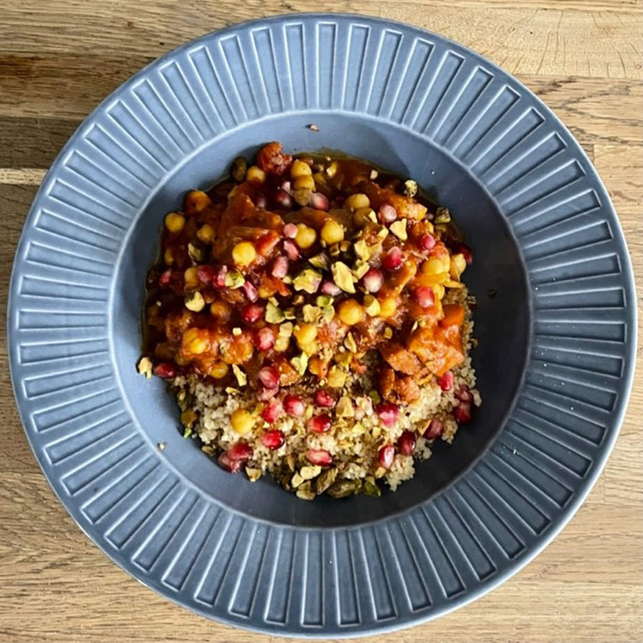Moroccan Style Halloumi & Mushroom Tagine - The Cambridge Satchel Company EU Store