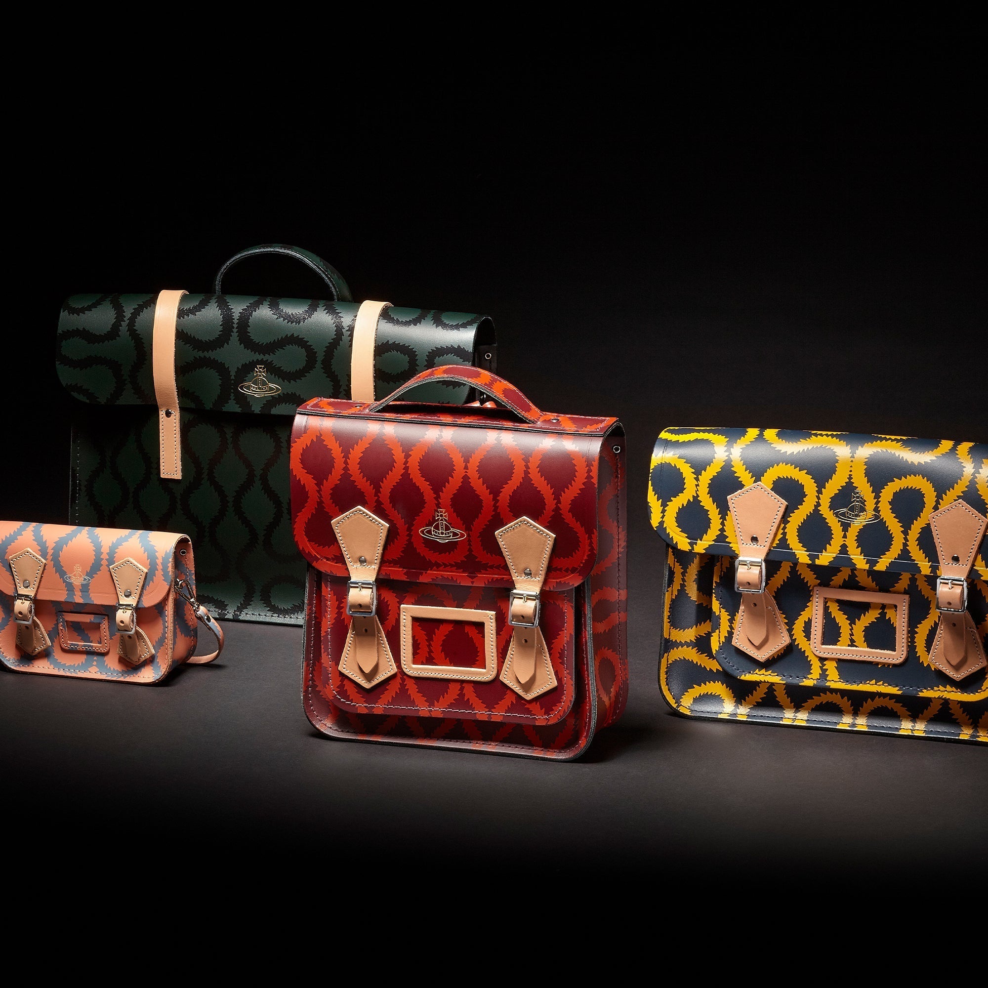 Vivienne Westwood x The Cambridge Satchel Co. The Iconic Squiggle Sa