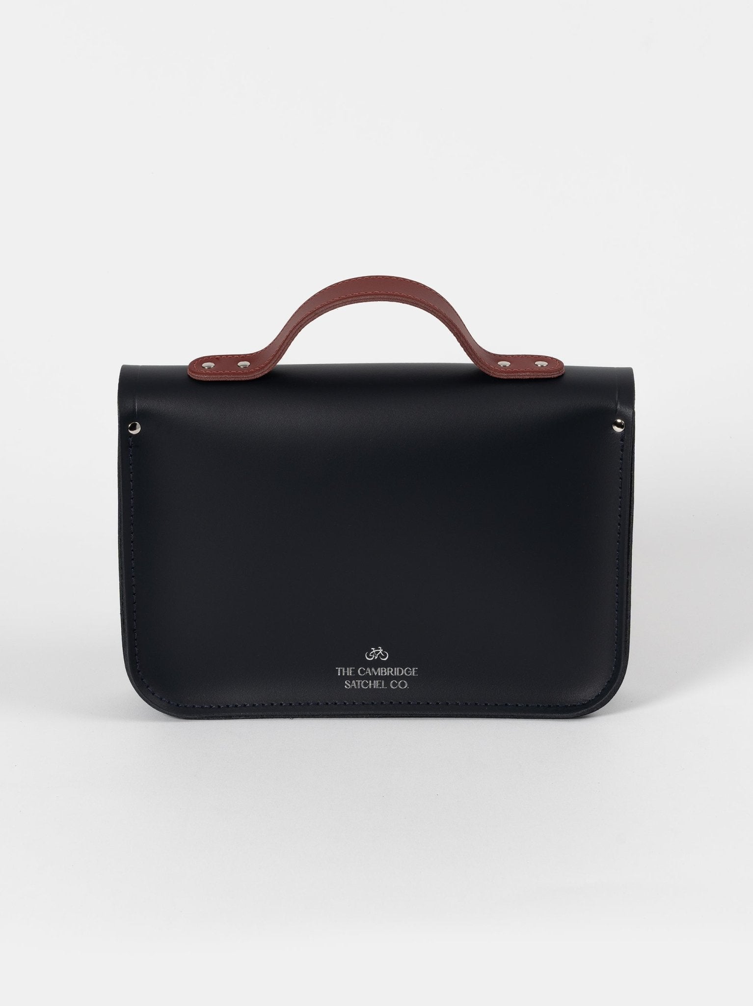 11 Inch Batchel - Navy & Red - The Cambridge Satchel Co.