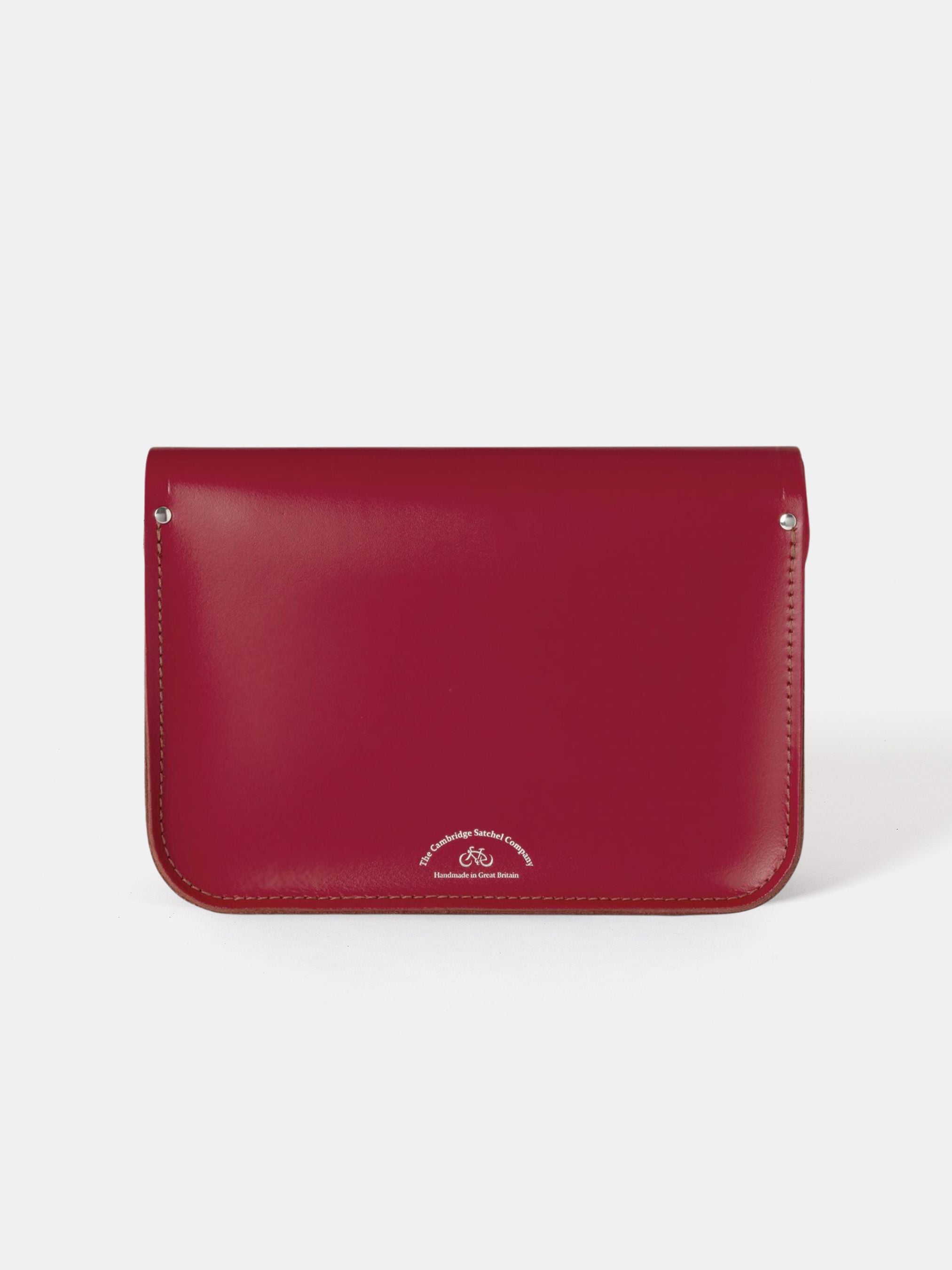 The 11 Inch Satchel - Crimson