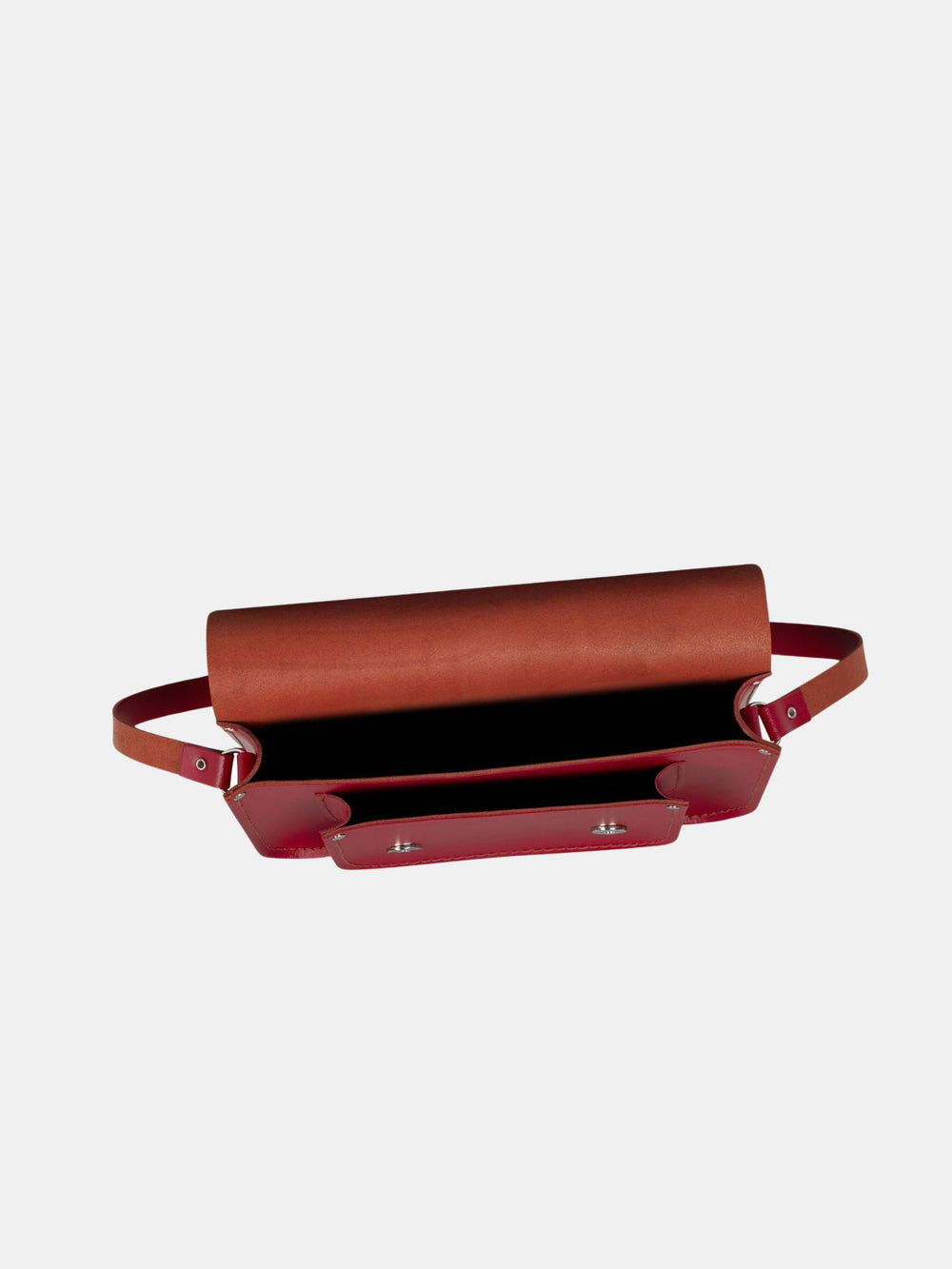 The 11 Inch Satchel - Crimson