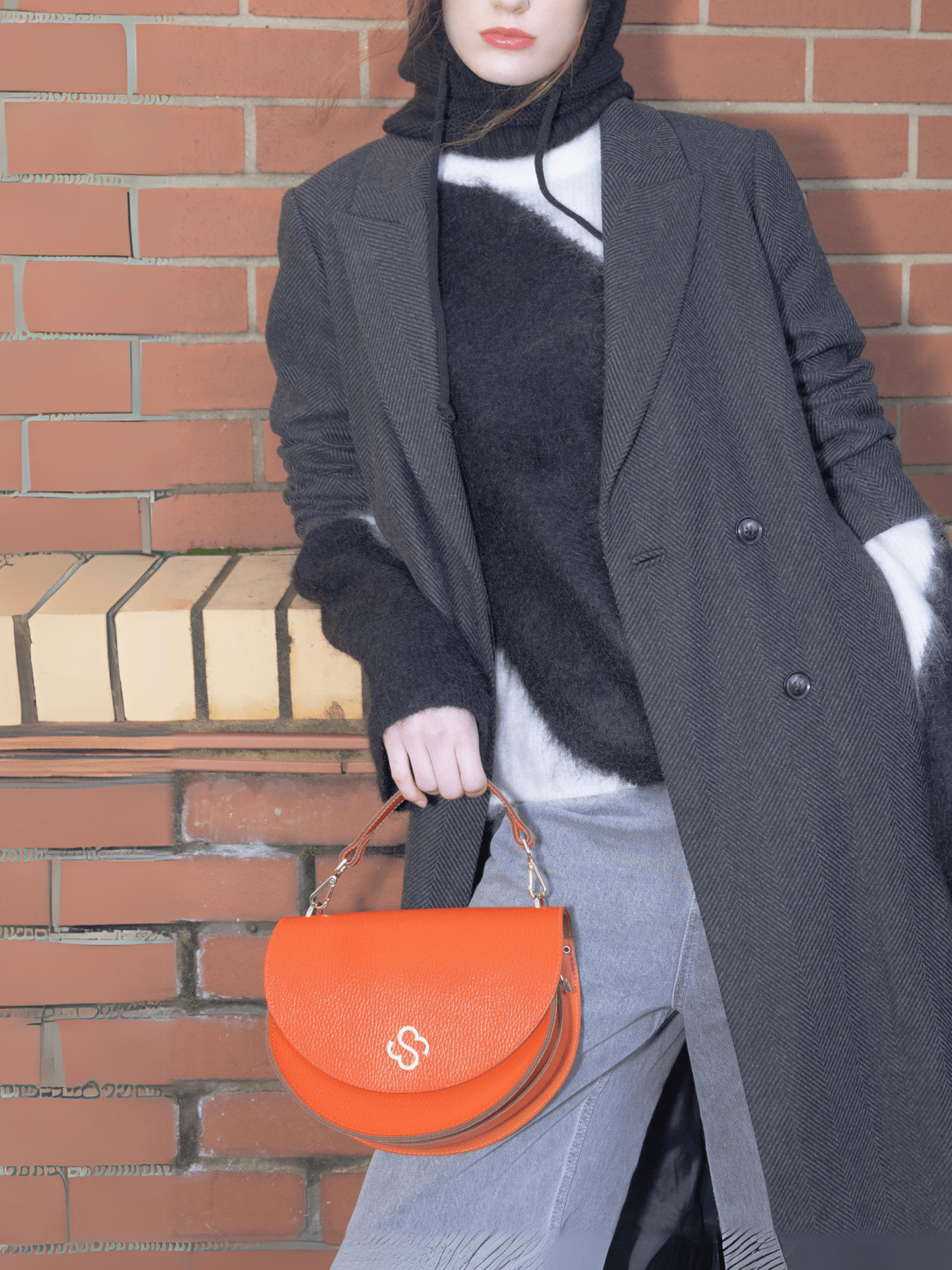 The Kate - Orangeade Celtic Grain - Cambridge Satchel