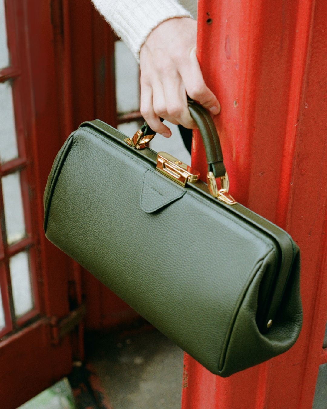 The Doctor's Bag - Ivy Calf Grain - Cambridge Satchel