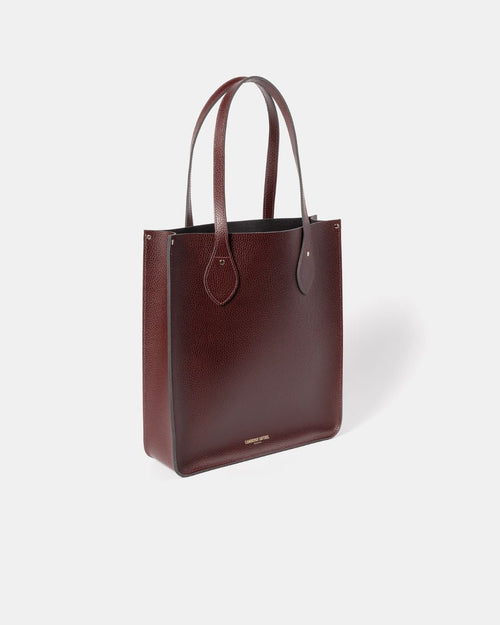 The Tote - Oxblood Celtic Grain - Cambridge Satchel