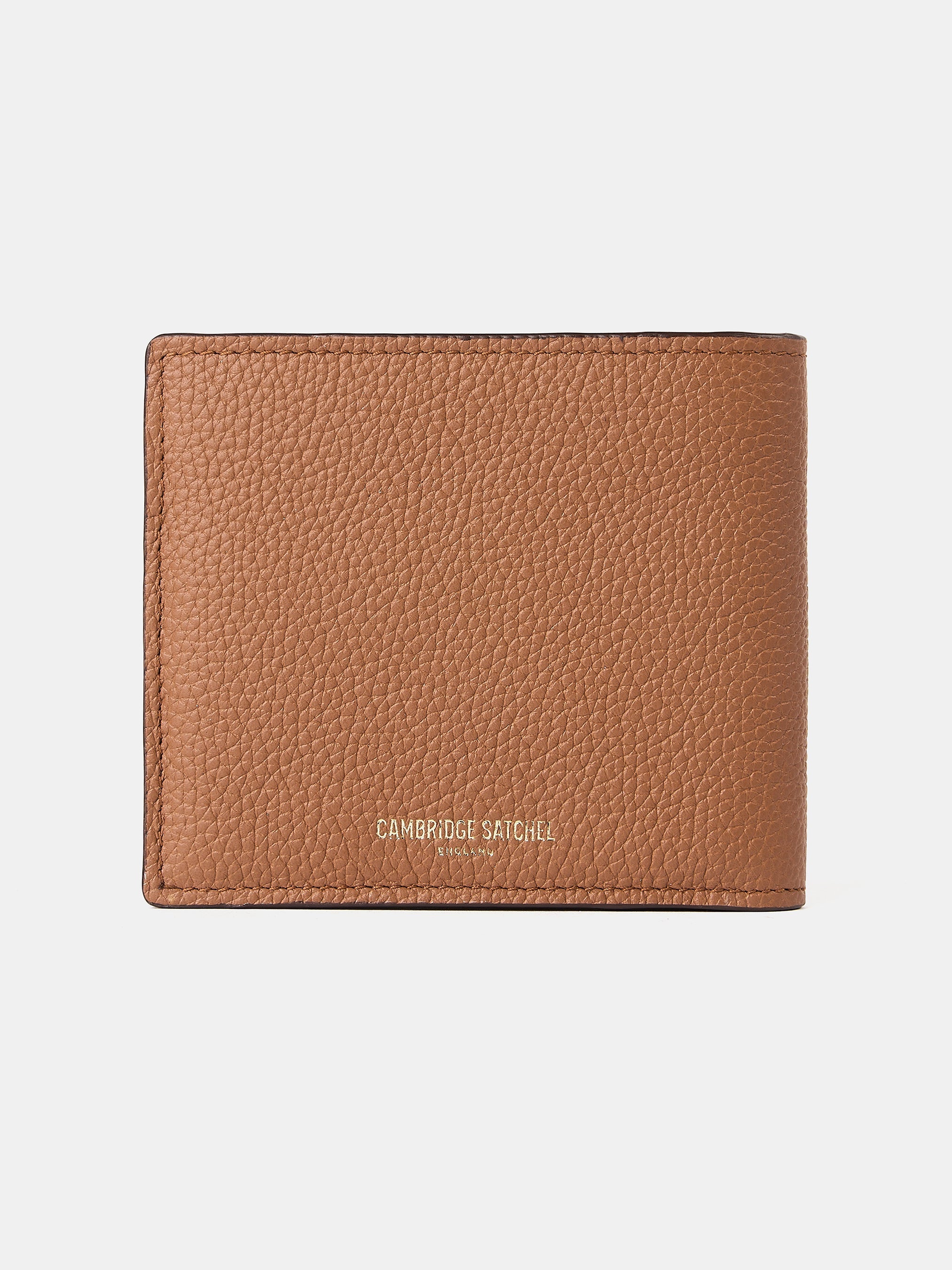 The Billfold Wallet - Tan & Clay Madras Grain