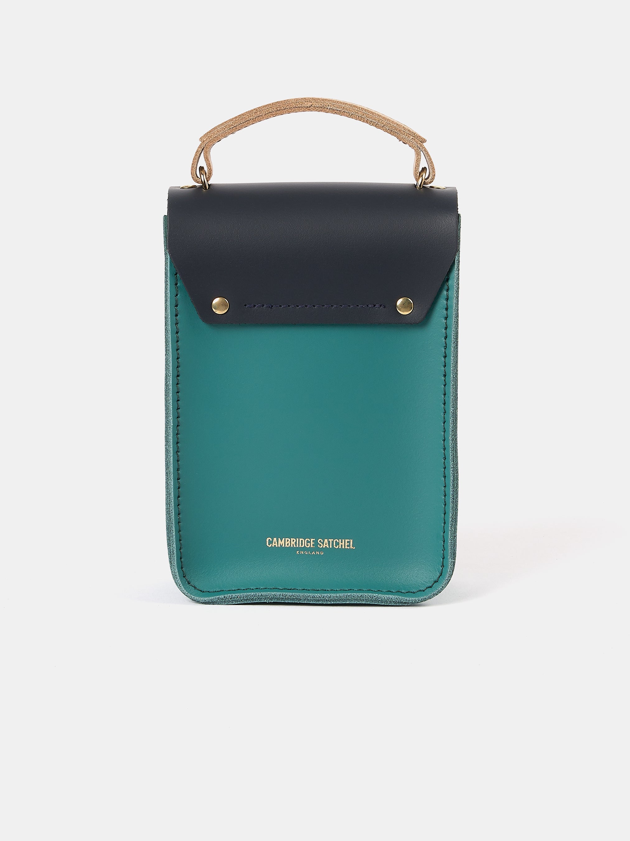 The Mini Binocular Bag - North Sea, Navy & Iced Coffee