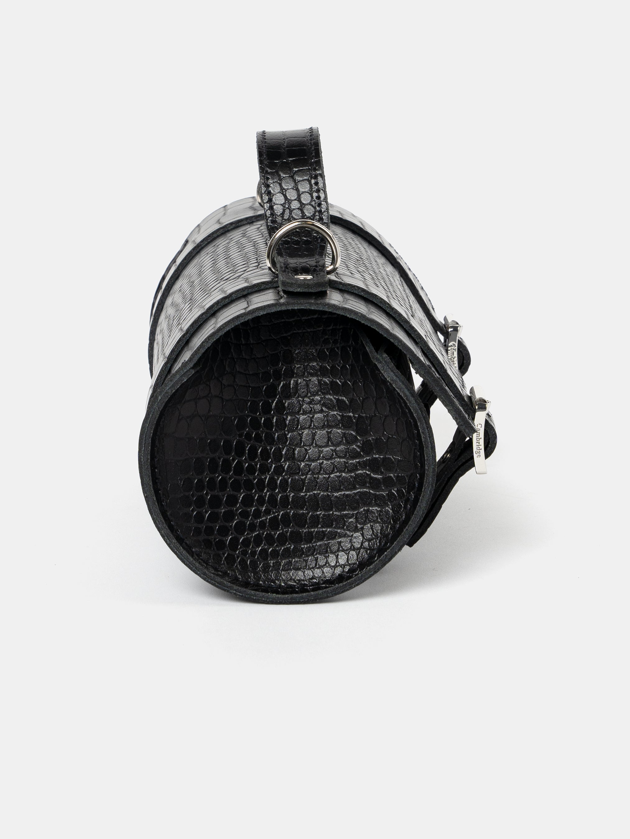 The Mini Bowls Bag - Black Croc