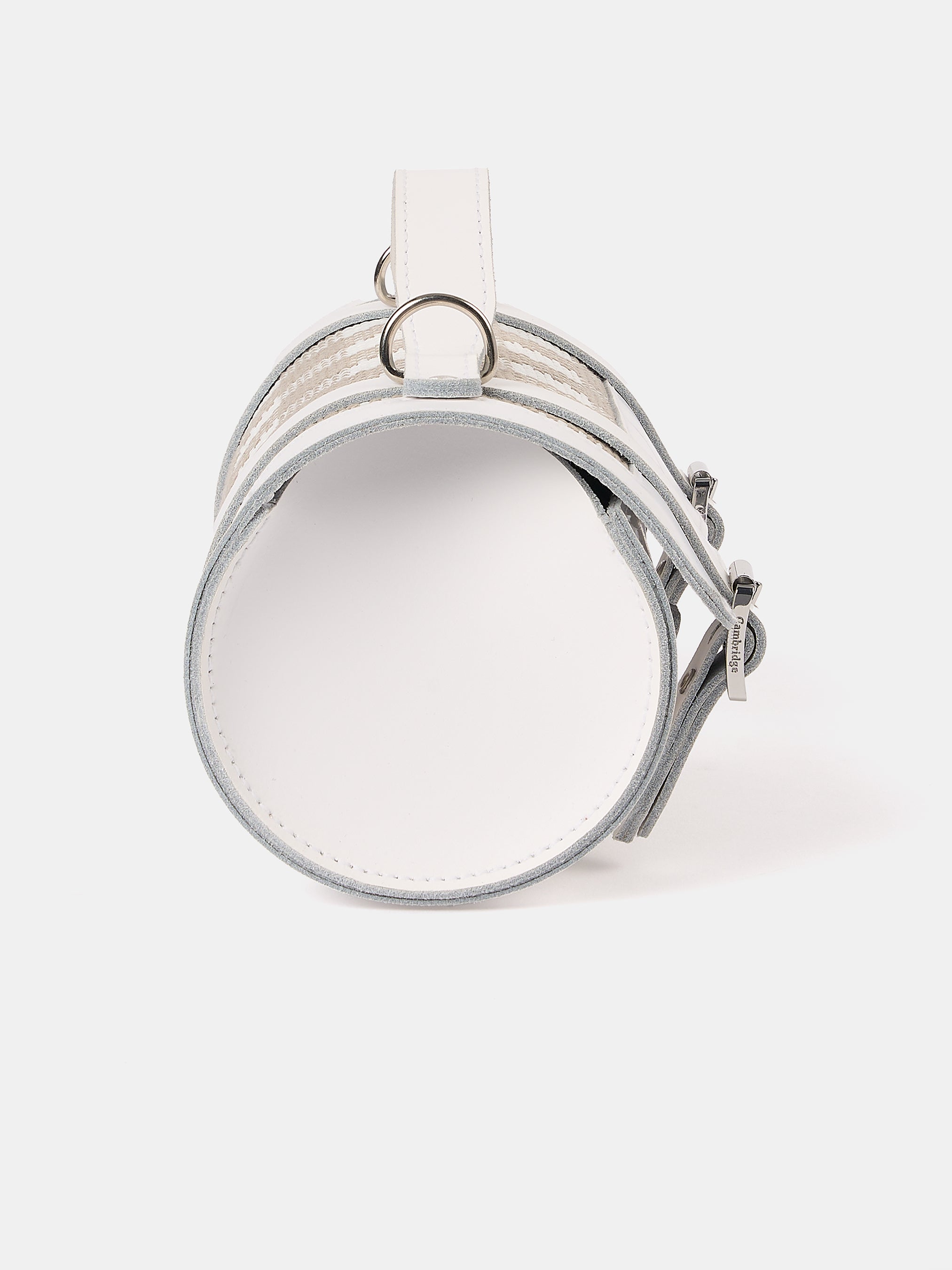 The Mini Bowls Bag - Taupe Plaid & Brilliant White