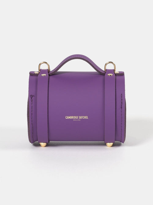 The Micro Bowls Bag - Purple Sapphire Matte - Cambridge Satchel