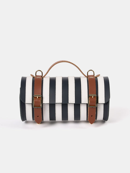 The Micro-Wide Bowls Bag - Navy, Brilliant White & Bay