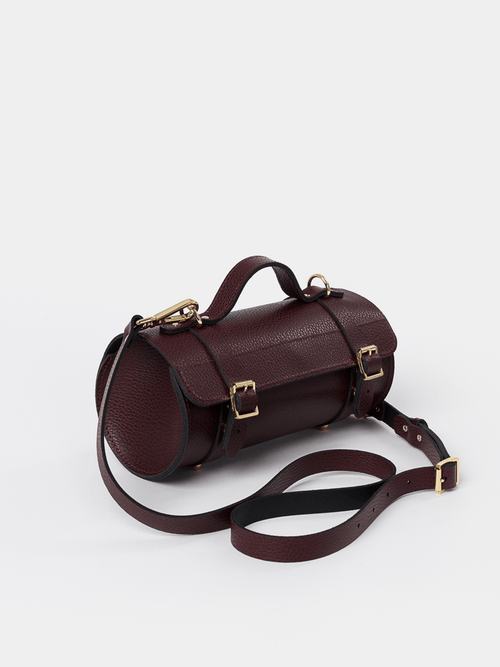 The Bowls Bag - Oxblood Celtic Grain - Cambridge Satchel