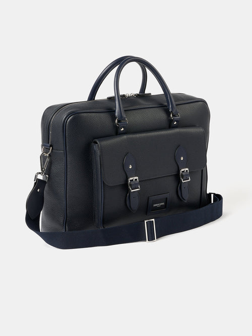 The Brief - Ink Calf Grain