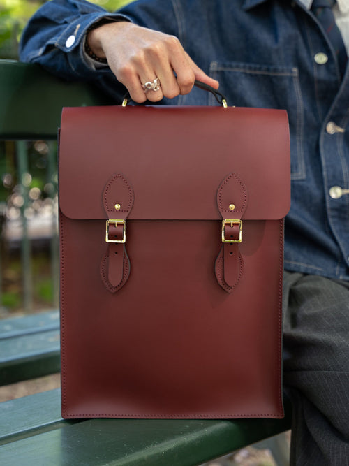 The Artisan Backpack - Oxblood