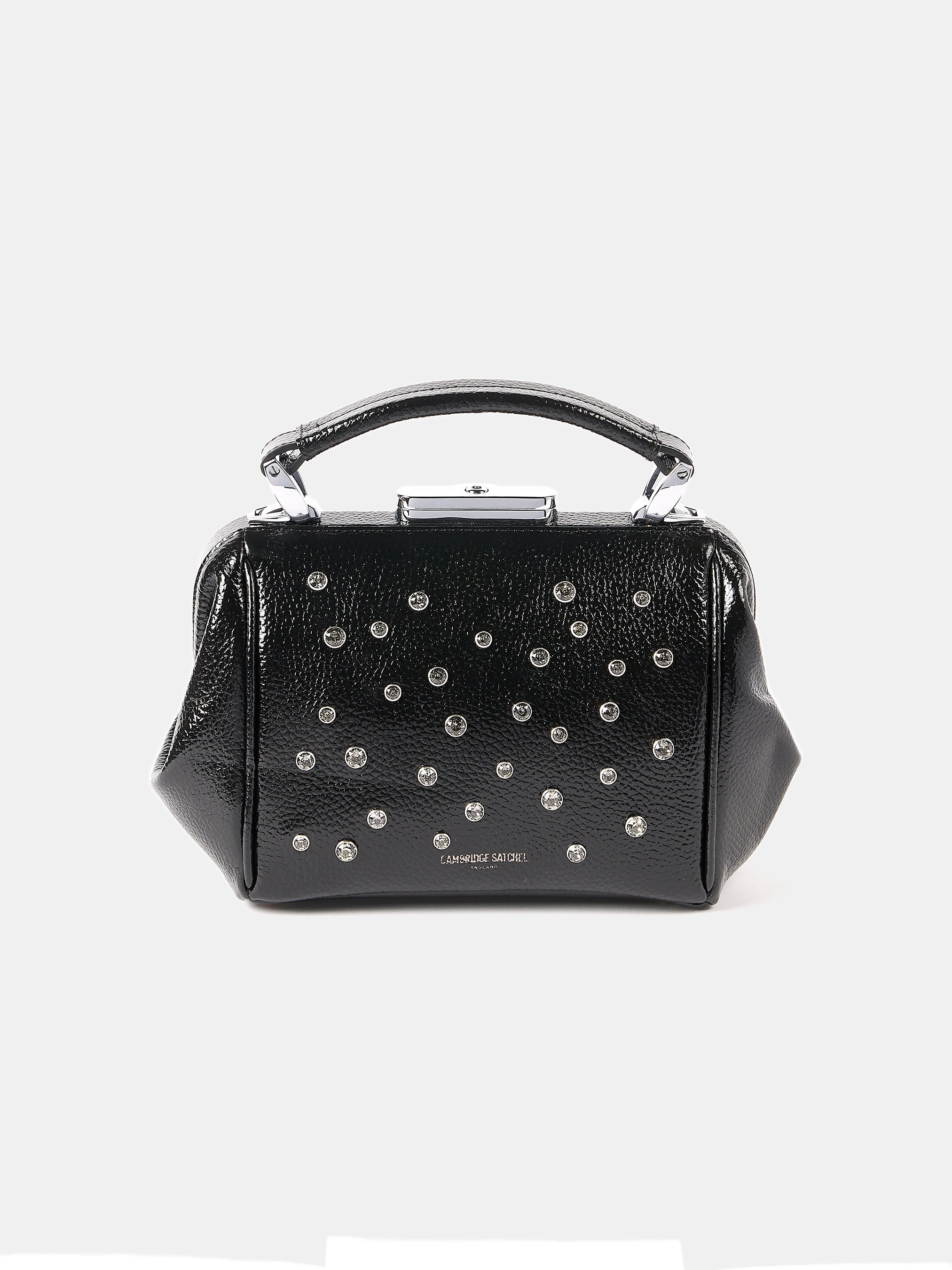 The Mini Sophie - High Shine Black Grain with Swarovski® Crystals
