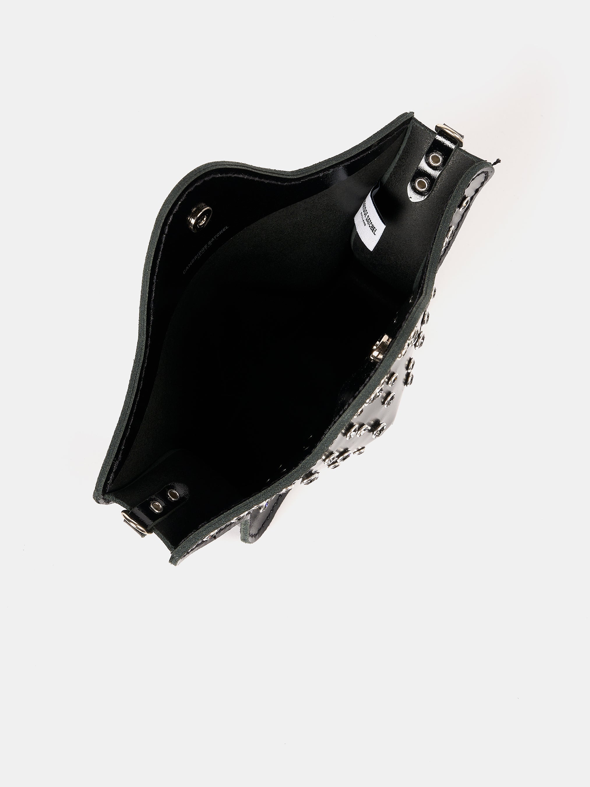 The Star Bag - High Shine Black with Swarovski® Crystals