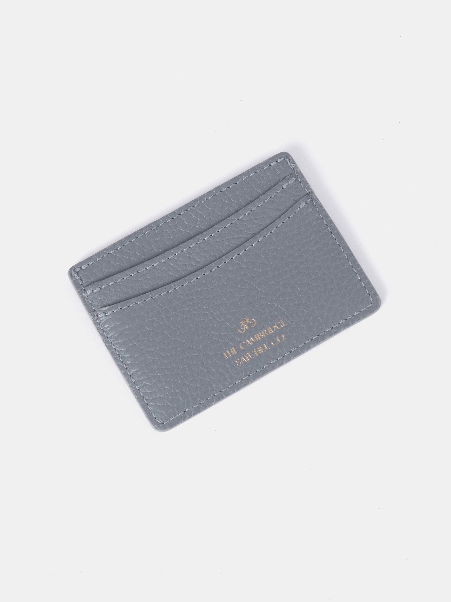 The Card Case - French Grey Calf Grain - Cambridge Satchel