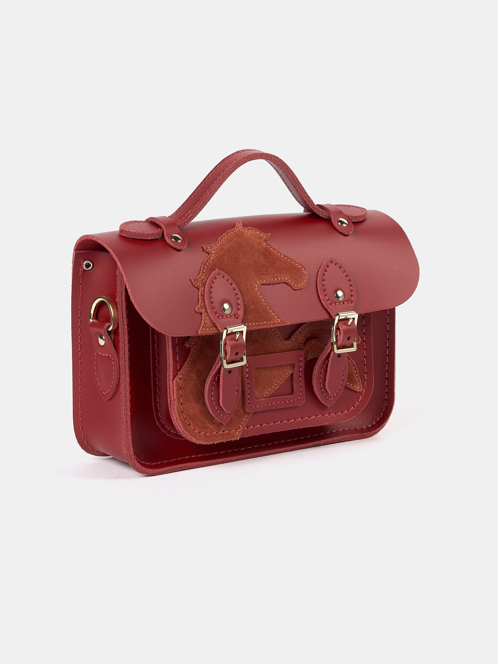 The Year of the Horse Mini - Red with Red Suede Horse