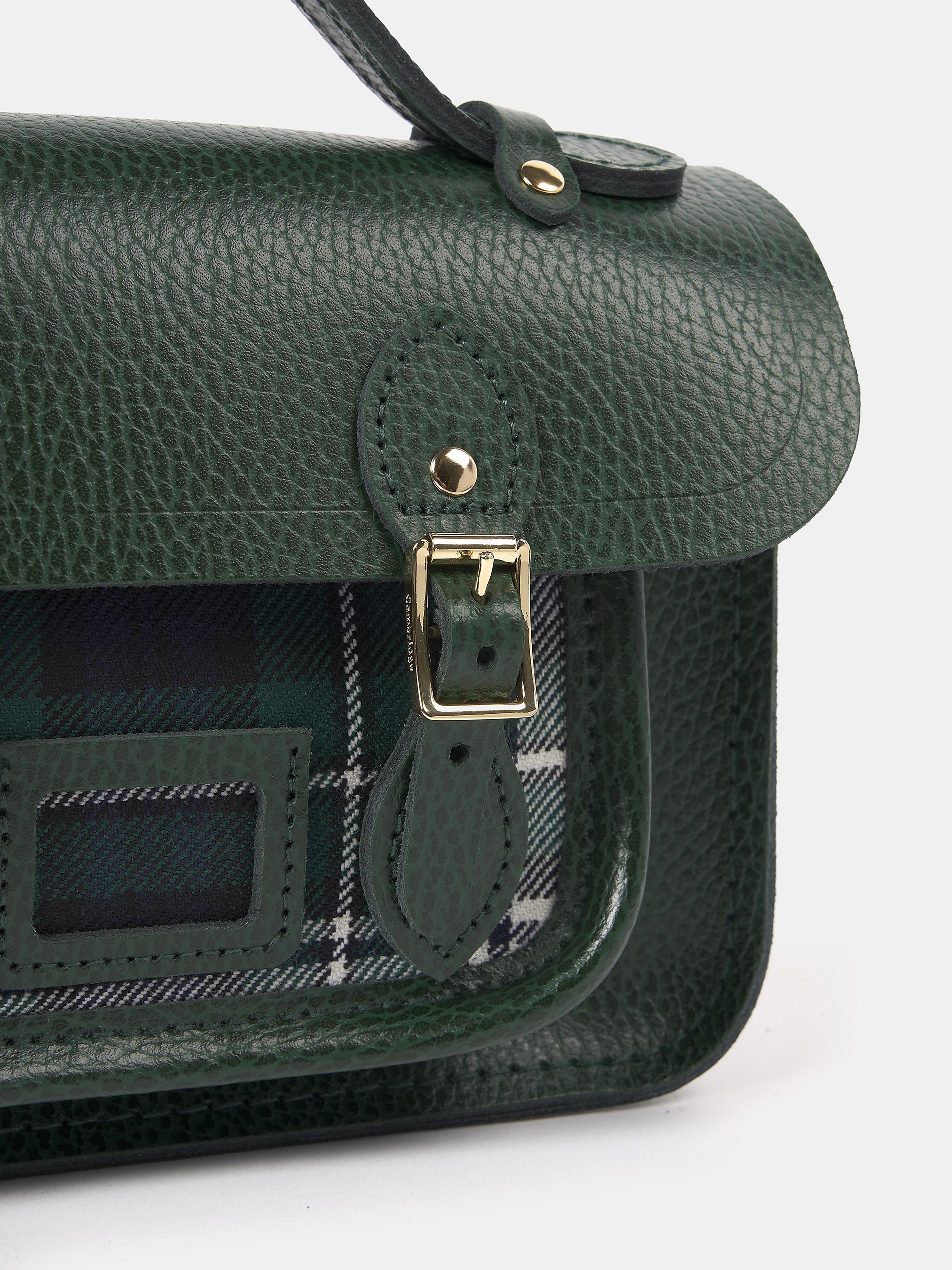 The Mini -  Racing Green Celtic Grain & Campbell Tartan