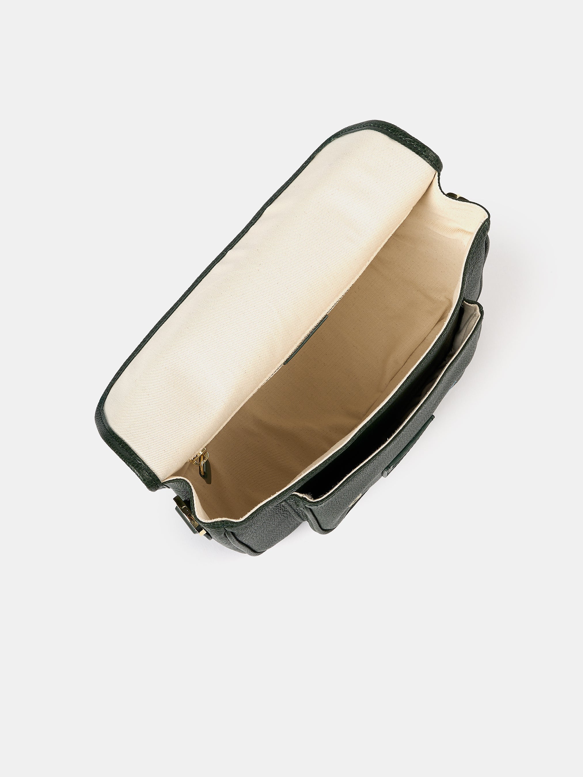 The Soft Satchel - Ivy Calf Grain