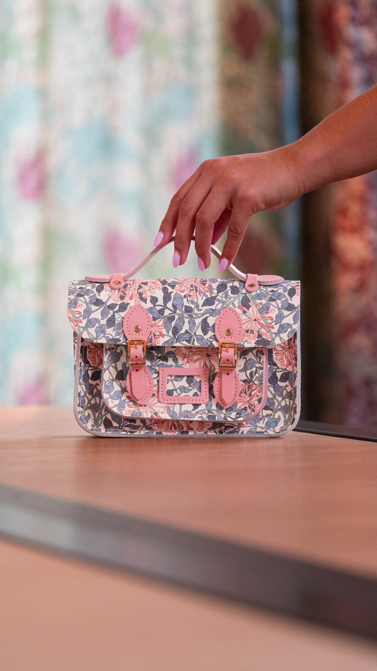 The Mini - Honeysuckle Print & Rose