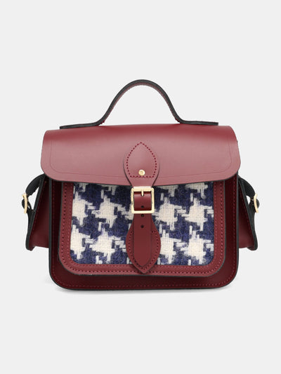 Oxblood with Harris Tweed® Houndstooth