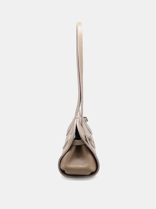 The East West Shoulder Bag - Taupe Celtic