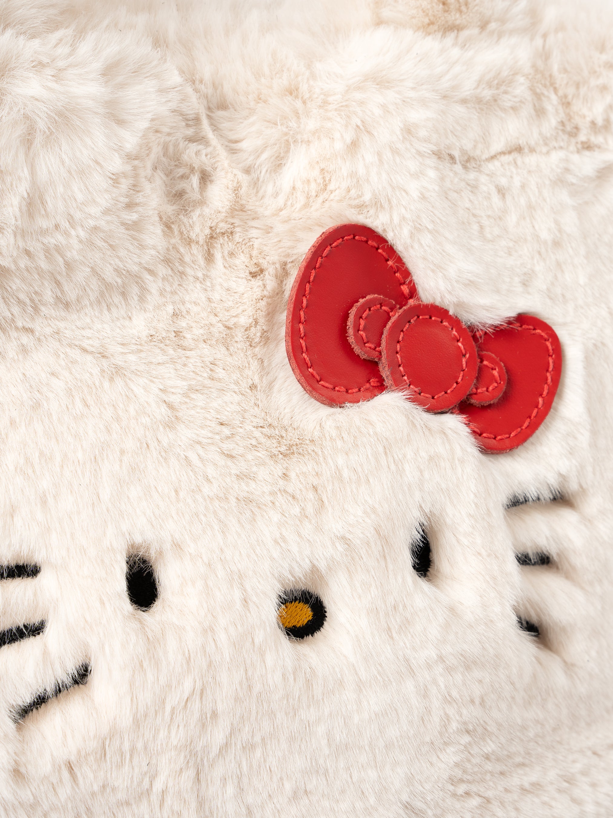 The Hello Kitty Nano Fluffy Tote - Cream