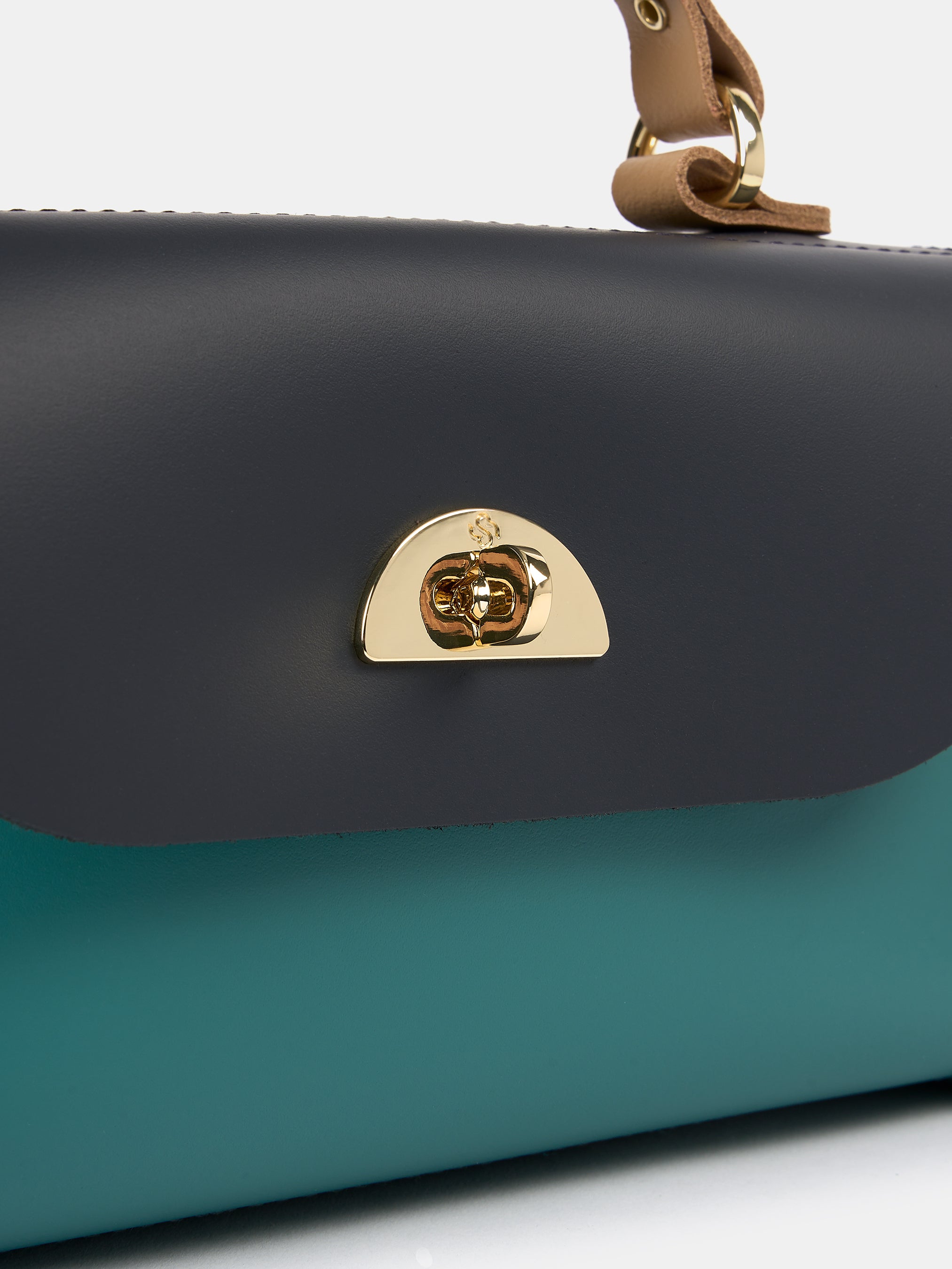 The Mini Daisy - North Sea, Navy & Iced Coffee