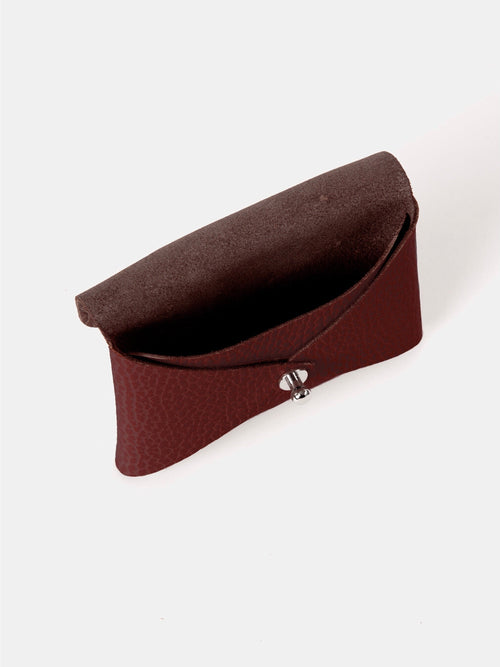 The Mini Purse - Oxblood Celtic Grain