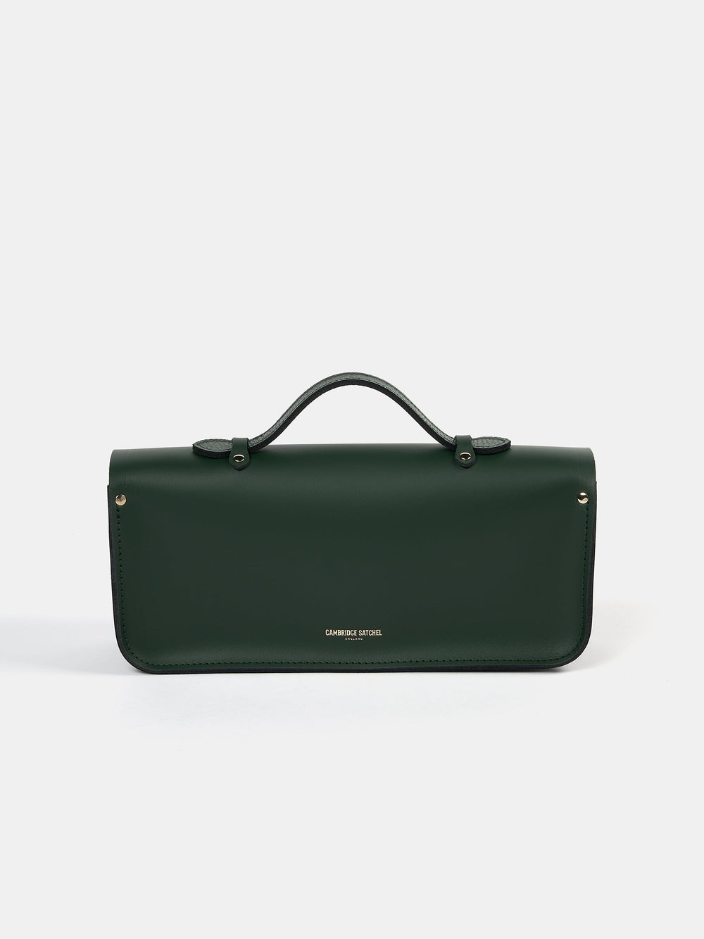 The Long Satchel - Racing Green & Racing Green Celtic Grain