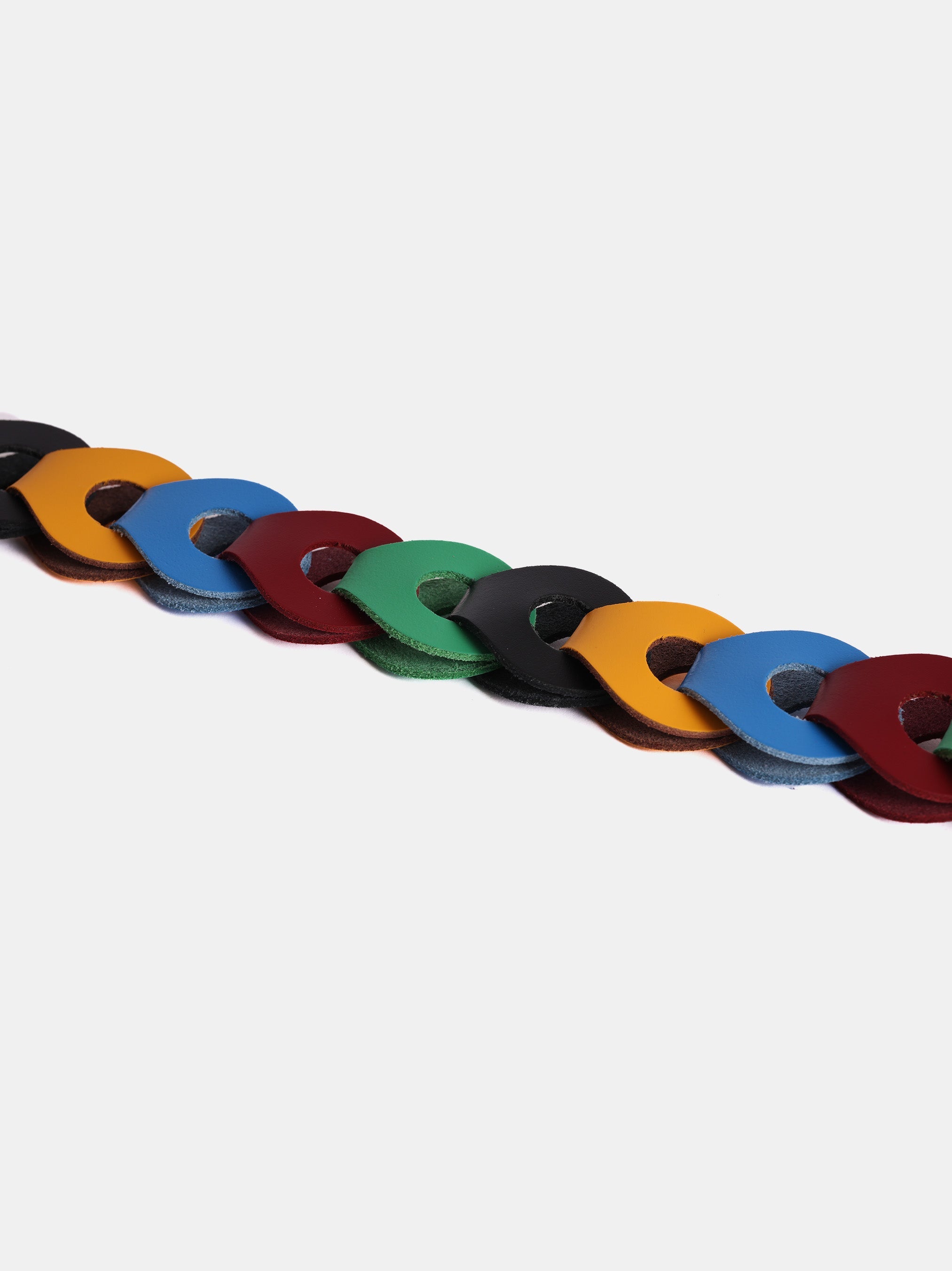 The Loop Strap - Azurite, Yellow, Black, Malachite & Red