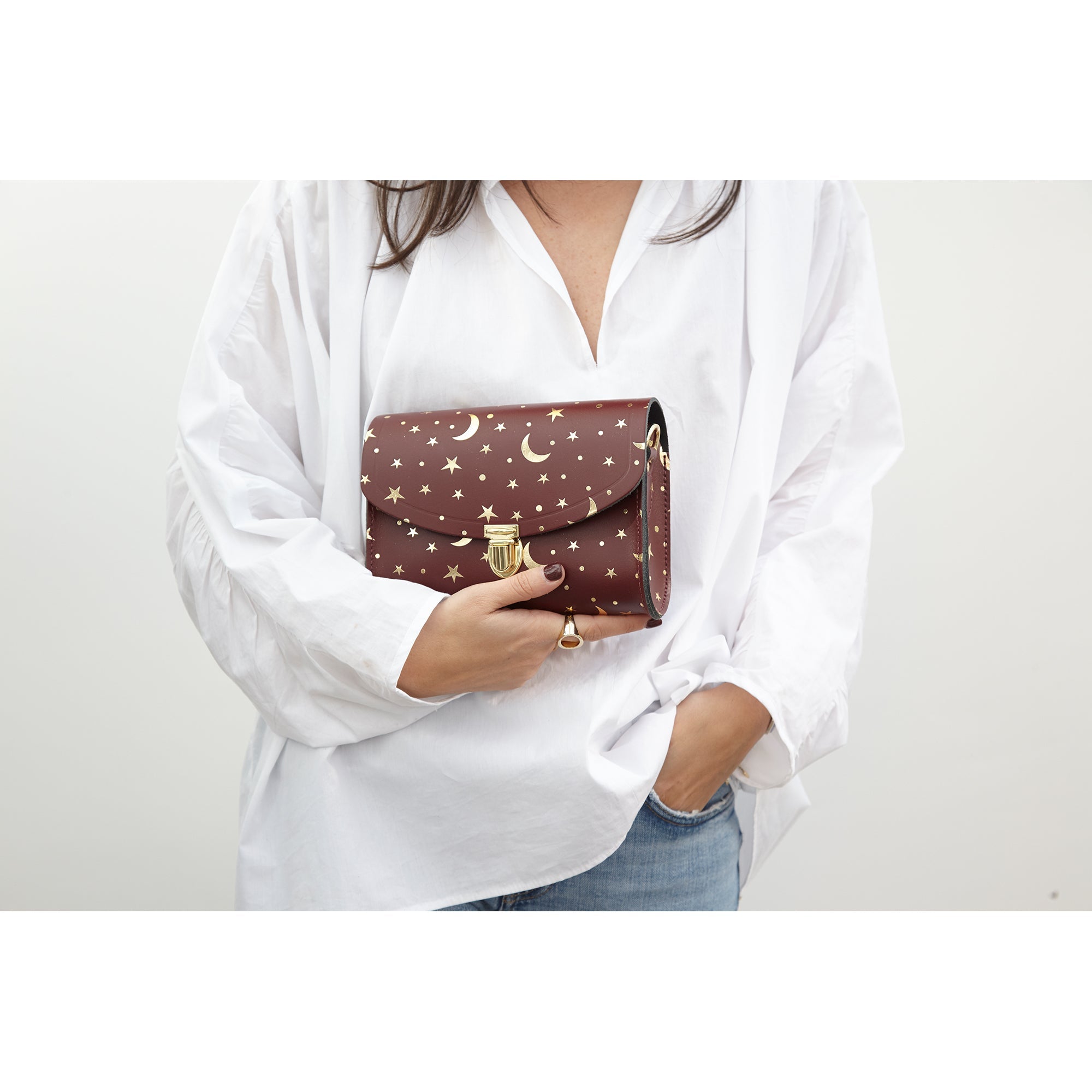 Starstruck Oxblood Cambridge Satchel Leather Cross Body & Clutch Bag