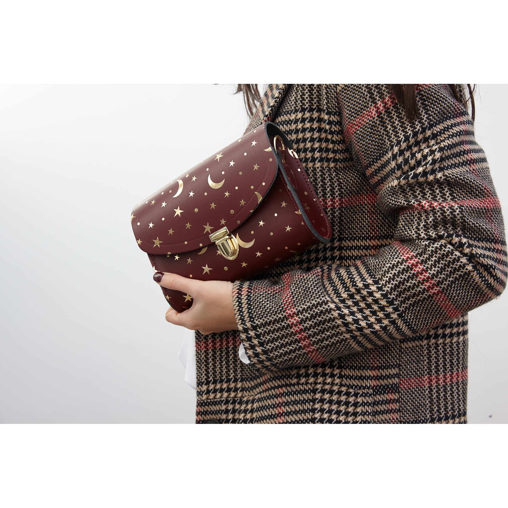 Starstruck Oxblood Cambridge Satchel Leather Cross Body & Clutch Bag