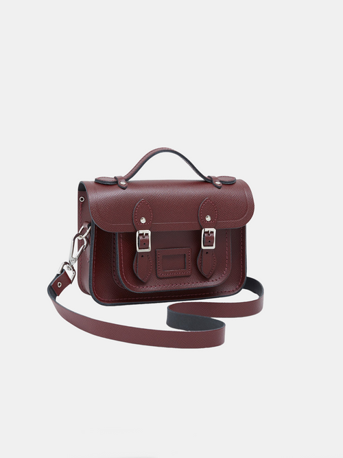 The Mini - Oxblood Saffiano