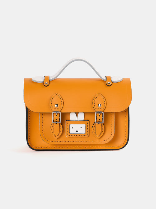 The Peekaboo Miffy Mini Satchel - Carrot Orange