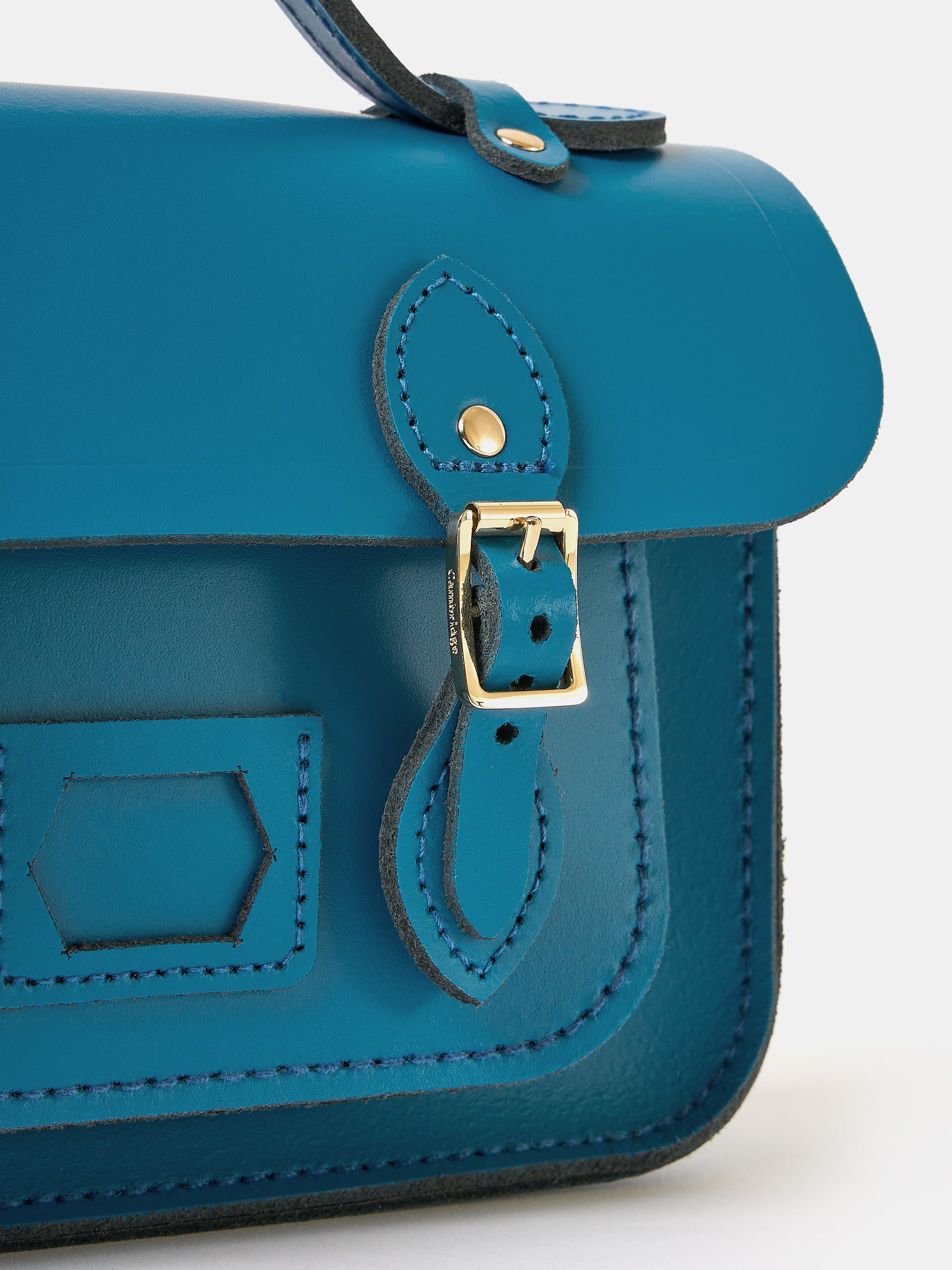 The Mini - Shiz Blue with Bi-Colour Twisted Strap