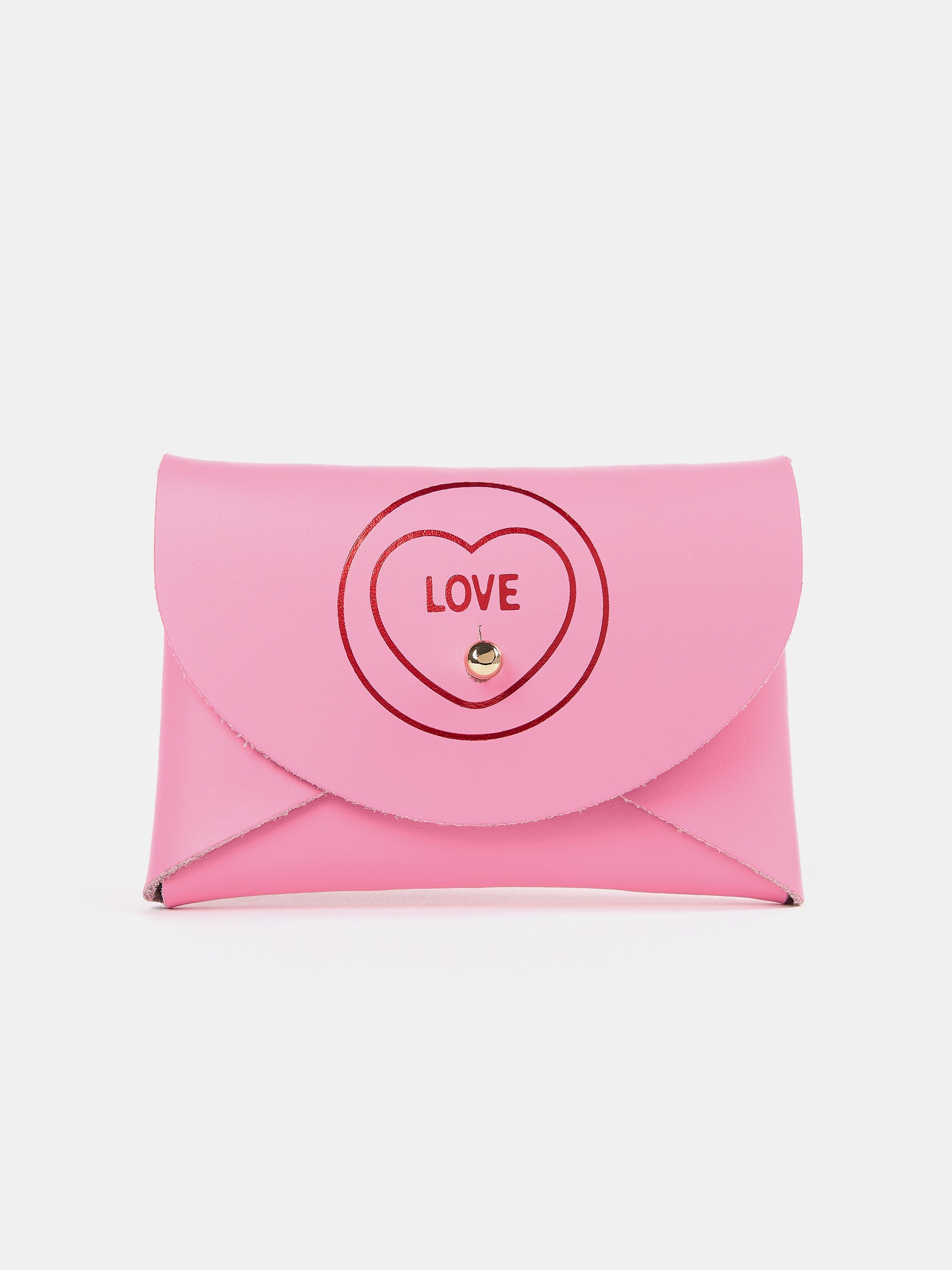 The Mini Purse - Love Hearts Candy Pink