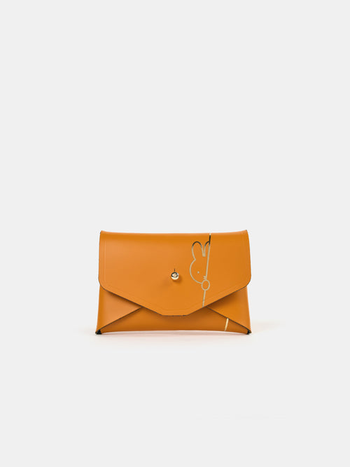The Hiding Miffy Mini Purse - Carrot Orange