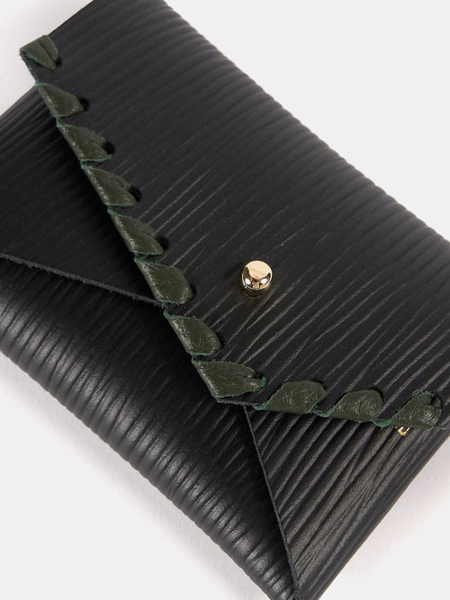 The Mini Purse - Black 1914 Grain