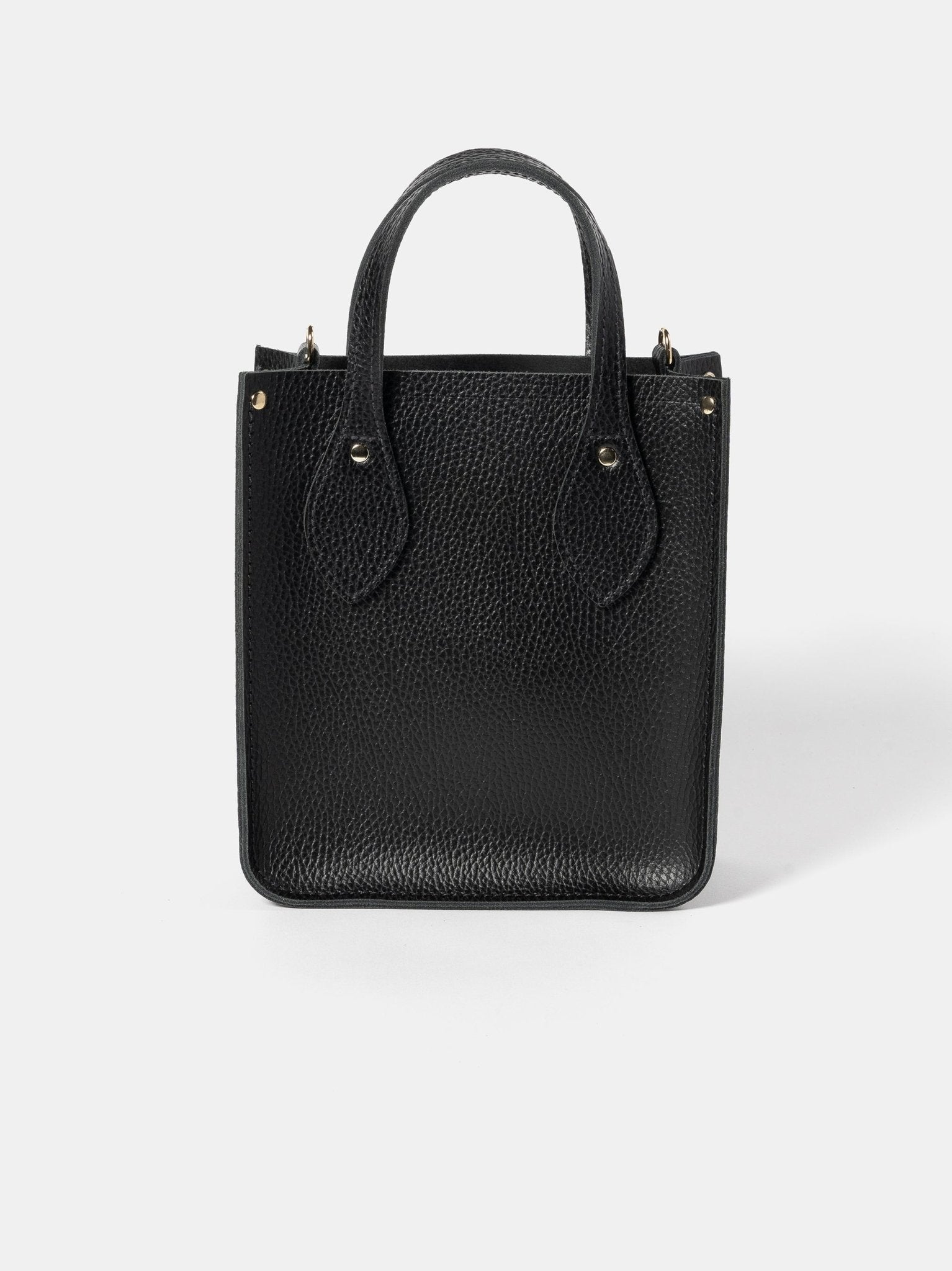 The Mini Tote - Black Celtic Grain - Cambridge Satchel