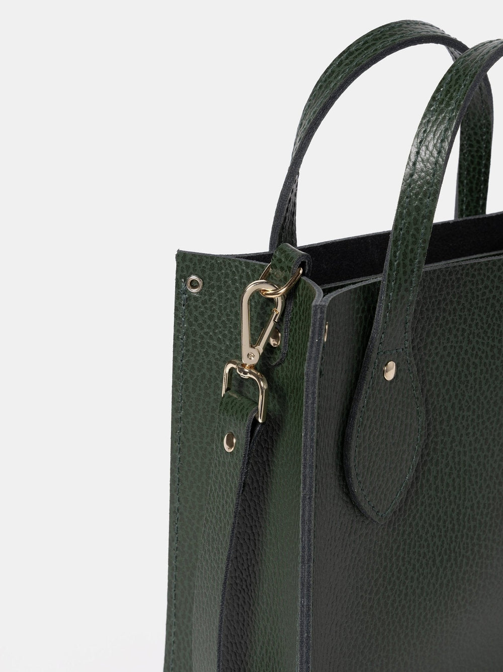 The Mini Tote - Racing Green Celtic Grain - Cambridge Satchel